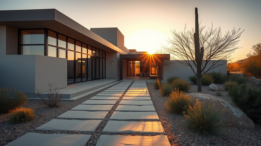 Residential house in Catalina, Arizona with desert landscaping.