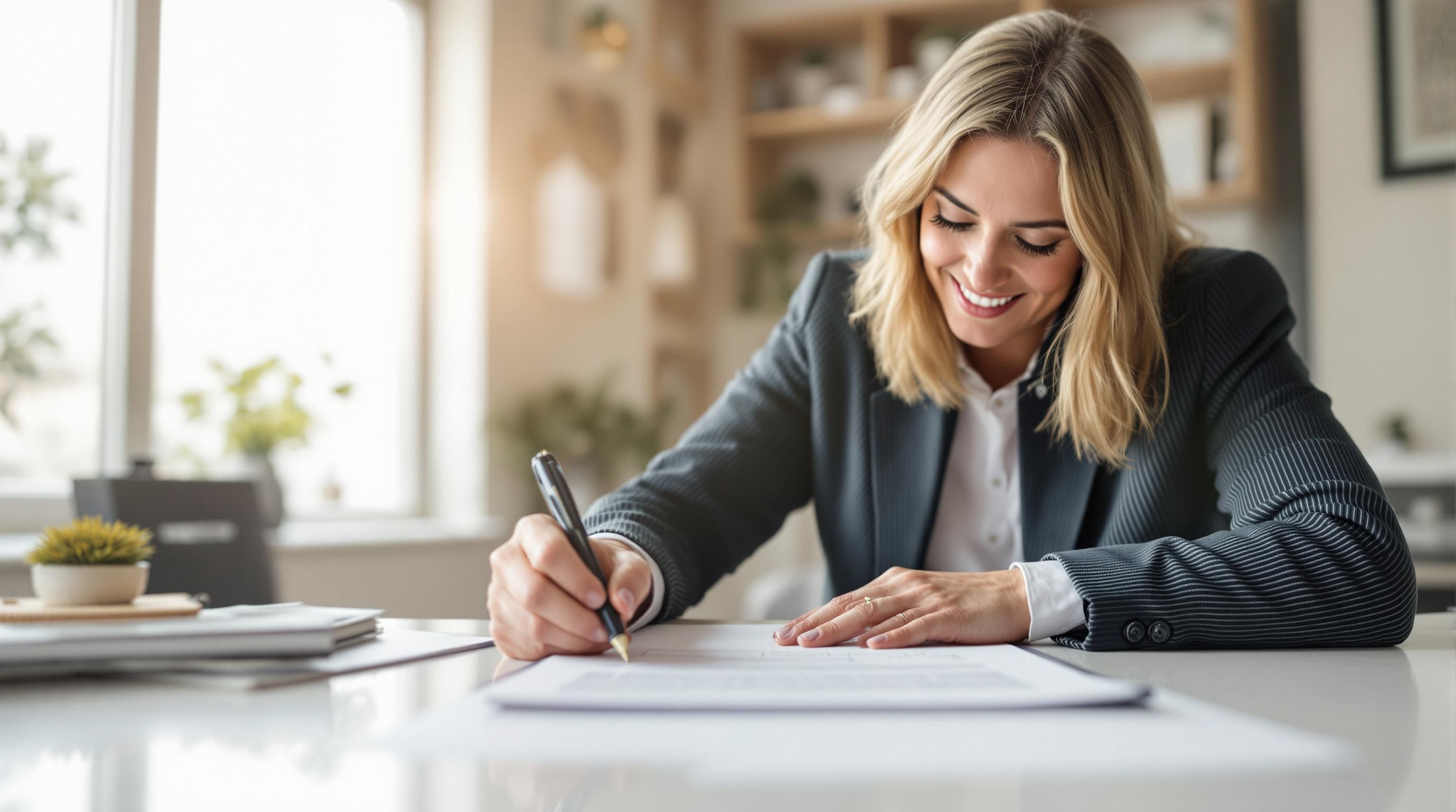 "Homeowners signing documents during Kansas closing process."