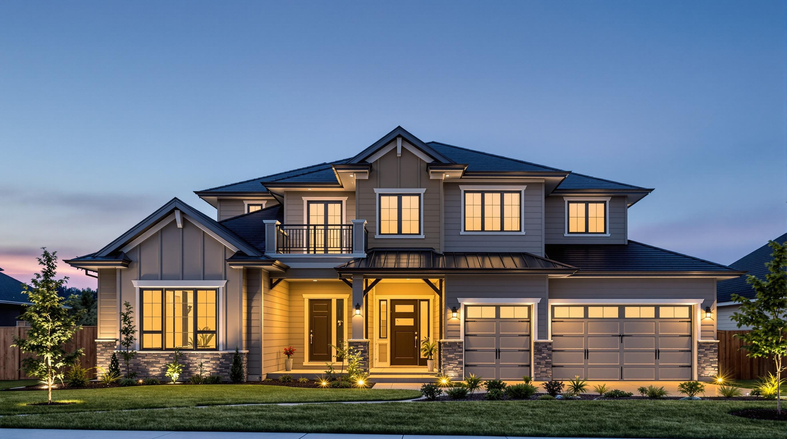 Modern luxury home neighborhood upscale Oconomowoc Wisconsin